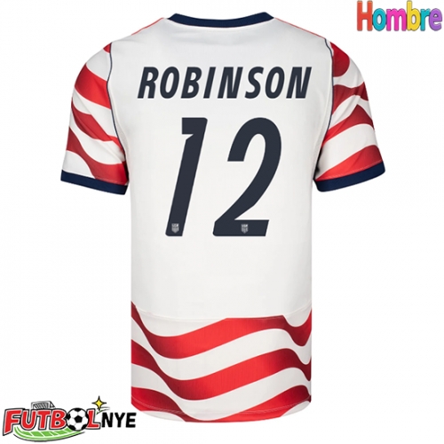 Camiseta Estados Unidos Miles Robinson #12 Primera Equipación Mundial 2026 manga corta